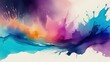 abstract spalsh watercolor background