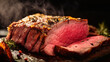 pastrami, Roasted Beef Rib Eye Steak Slices