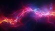Abstract background with intersecting streaks of orange, pink and purple  light 