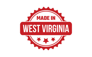 Wall Mural - Made In West Virginia Rubber Stamp