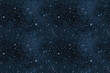 Starry night sky in a seamless pattern