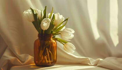 Wall Mural - flowers in vase