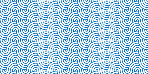 	
Overlapping Pattern Minimal diamond geometric waves spiral and abstract circle wave line. blue seamless tile stripe geometric create retro square line backdrop pattern background.