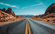 Endless Road Through Utah's Arid Desert - Utah Adventure, American Highways