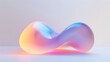 a pink and blue gradient curved shape white background, for banner, poster, mockup, wallpaper, high quality, aspect ratio 3:1