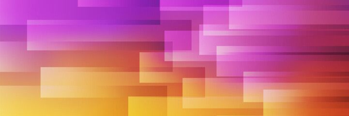 Wall Mural - abstract layered overlapping geometric gradient shapes pattern with various random sized rectangles 