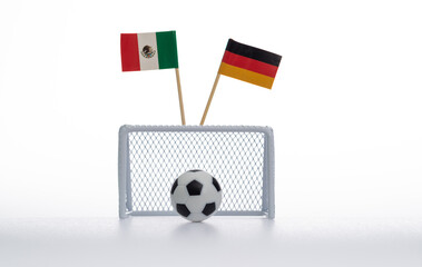 Sticker - Football match between Germany and Mexico