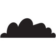 cloud icons in flat design isolated on white background. Cloud symbol for your web etc. 