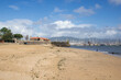 At Baiona - Spain -  on november 2023 - the port of the coastal city of Galicia,  on atlantic ocean