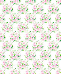  digital watercolor floral color pattern