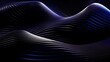 © yelosole - Mesmerizing Rhythmic Waves of Futuristic Sound Patterns in Serene Darkness