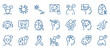 © Takoyaki Icons - Neurodegenerative Disorders Icon Set: Brain Cells, MRI, CT Scans, and EEG. Includes Neurons, Synapses, and Icons for Parkinson’s, Multiple Sclerosis, and Epilepsy. Editable Linear Vector Collection