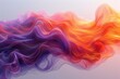 An artistic interpretation of vibrant, flowing fabric waves in a surreal display representing fluidity and grace