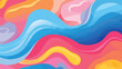 Colorful abstract background with swirls .. 2d flat