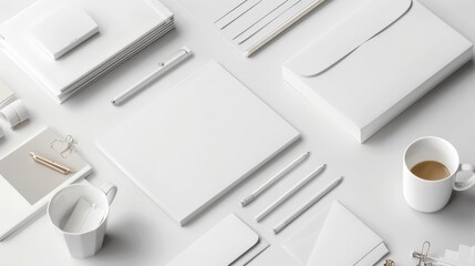 Wall Mural - Minimalist Stationery Gift Sets for Simplified Organization