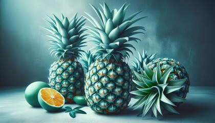 Pineapple Fruit Studio Photography