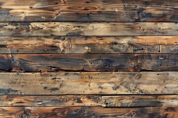 Wall Mural - Close up of weathered wooden wall with peeling paint. Perfect for background or texture use