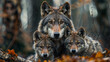 Mother Wolf and Cubs