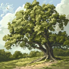 Wall Mural - a tree with many branches