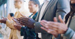 © peopleimages.com - Business people, success and applause in office for.congratulations, well done or thank you. Clapping hands, happy and team celebration, support or praise for startup, integration or negotiation