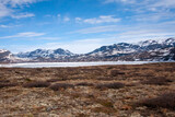 Fototapeta Tęcza - View of the Hallingskarvet National Park Norway, Scandinavia, Europe