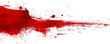  Abstract splash red acrylic brush stroke oil paint smear line on white background. generative ai