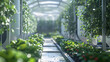 Modern organic farm adopts robotic industry technology with AI