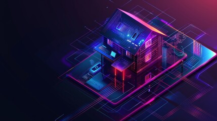 Aufkleber - Develop web-enabled smart home systems. Develop digital infrastructure for the house. Configure smart devices through phone apps.