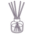 Reed diffuser home fragrance drawing