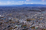 Fototapeta Do pokoju - あざみ野駅上空から富士山を望む・あざみ野駅・2024年撮影
