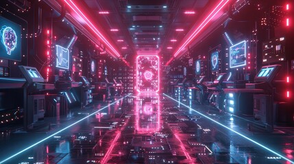 Poster - Online doctor. Medical technology. Telemedicine. Web clinic consultation with physician. Communications between online clinic and patient. Artificial intelligence. 3D modeling. Health care future.