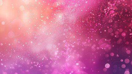 Wall Mural - gradient image, colorful shades of pink with sparkles 