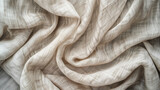 Fototapeta Na sufit - flax fabric texture