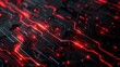 Dynamic tech-themed background with red circuits
