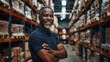 © MP Studio - Portrait of a Smiling Warehouse Worker