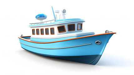 Sticker - 
Boat Icon 3d