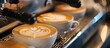 Baristas trained in the art of coffee-making provide personalized service to customers. 