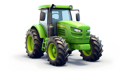 Canvas Print - Tractor Icon 3d