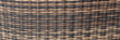 Panoramic image. Brown and black wicker of furniture for background