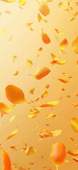 Sunny Yellow Floating Flowers Background, Amazing and simple wallpaper, for mobile