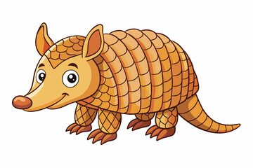 armadillo vector illustration