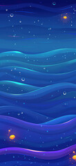 Wall Mural - Underwater Serenity Scene Background, Amazing and simple wallpaper, for mobile