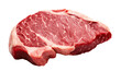 A beef steak isolated on a transparent background