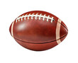 American football ball isolated on a transparent background