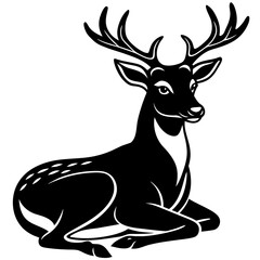 Sticker - deer vector