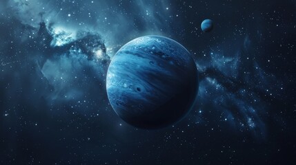 Wall Mural - planet neptune generative ai