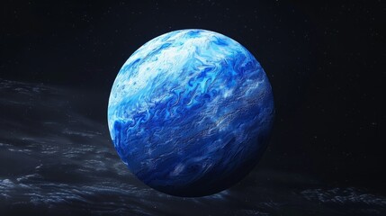 Wall Mural - planet neptune generative ai