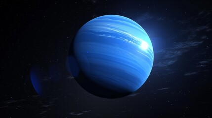 Wall Mural - planet neptune generative ai