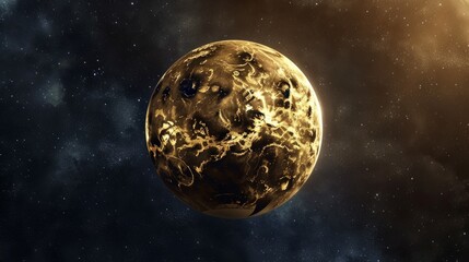 Wall Mural - planet venus generative ai