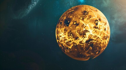 Wall Mural - planet venus generative ai